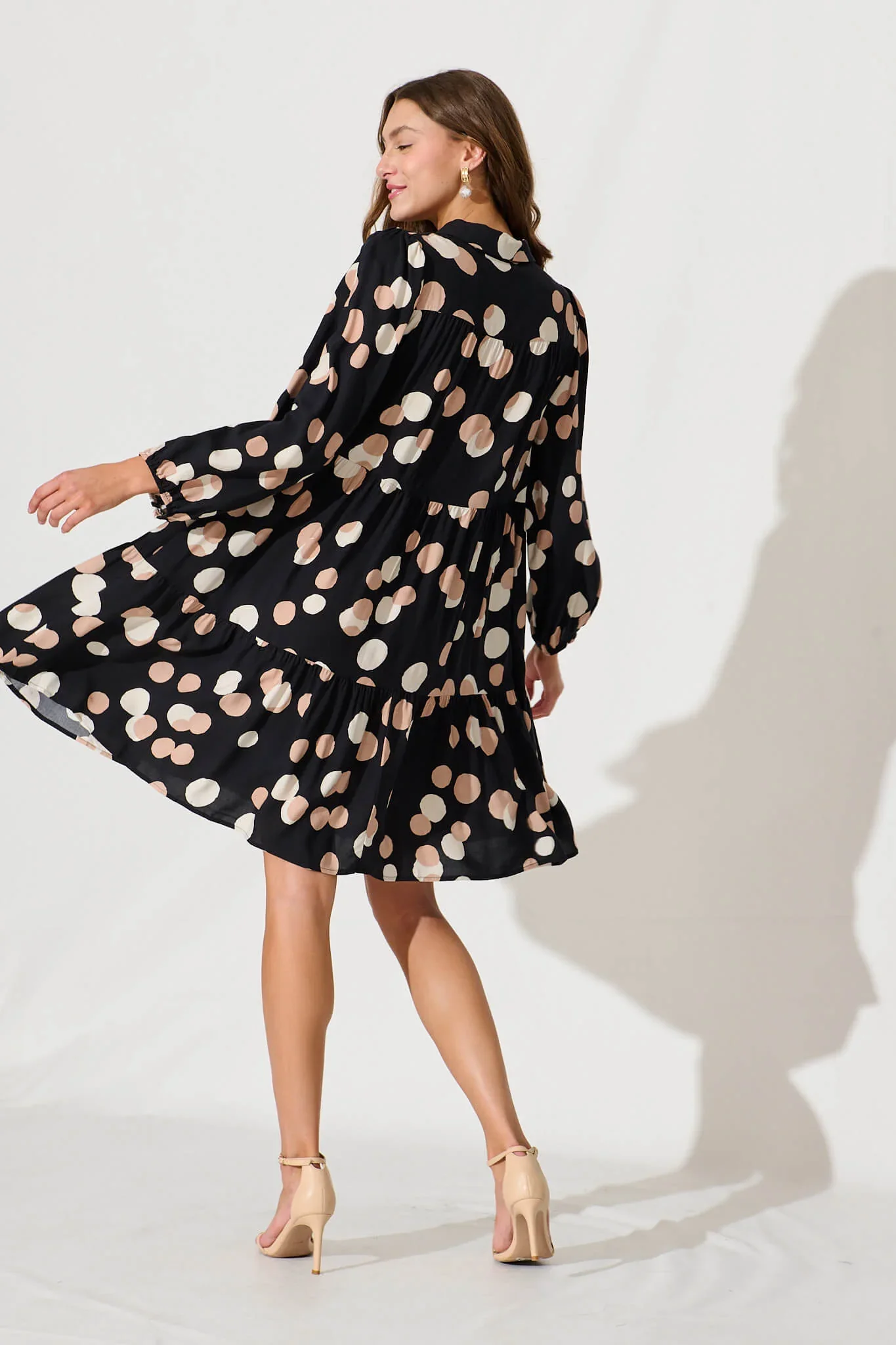 Felicity Smock Shirt Dress - ছবি 4